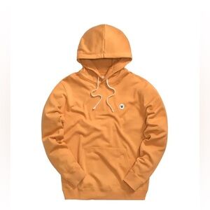 Men’s Wood Wood ‘Ian Hoodie’ in creamsicle color. Size large.